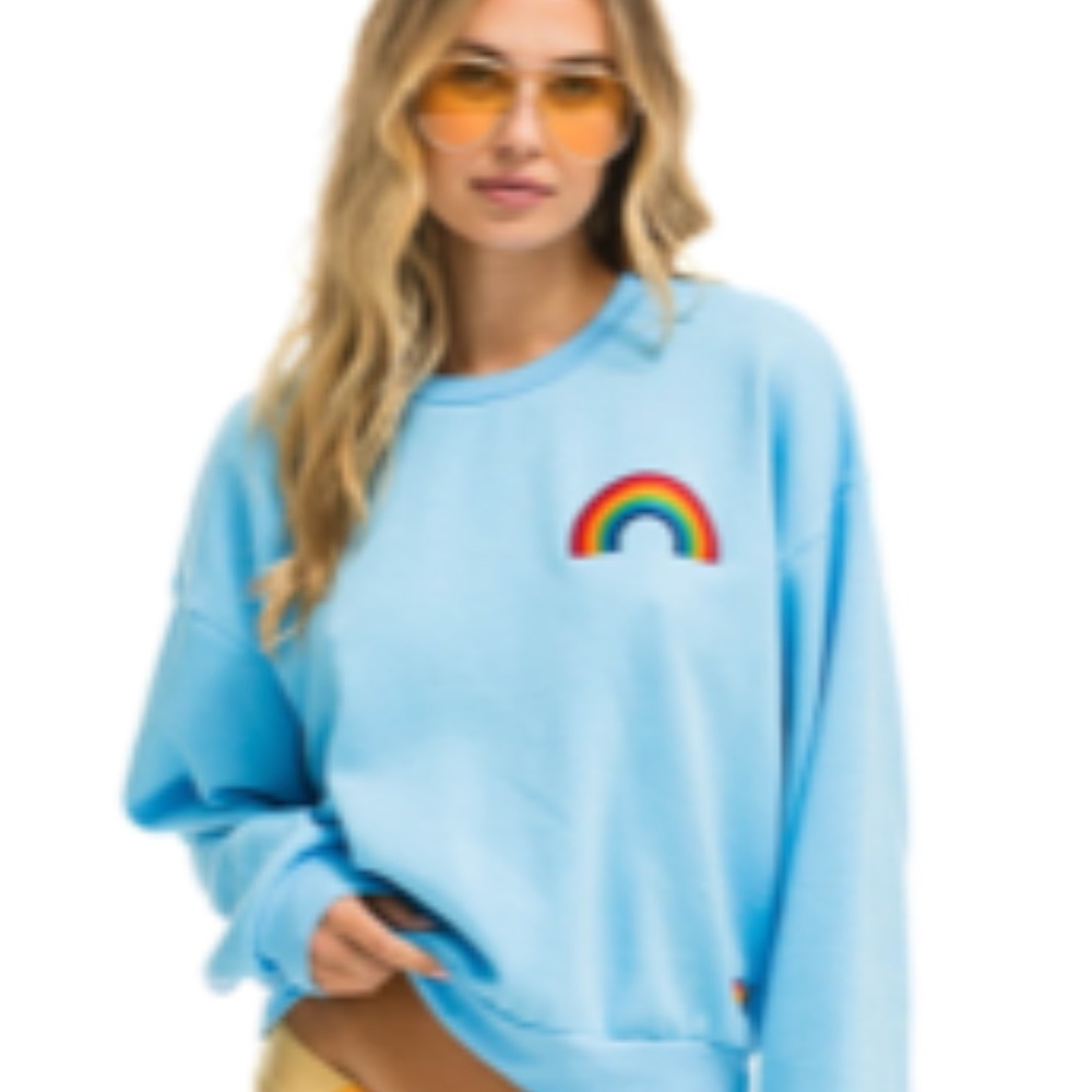 Aviator Nation Baby Blue Sweatshirt